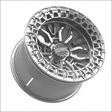 Mayhem R Beadlock | Gloss Silver Machined - 15x10 | +0mm | 5x114.3 | 98872