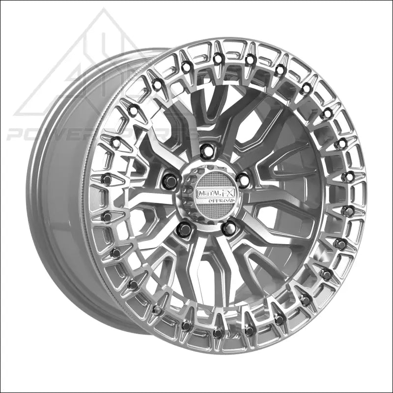 Mayhem R Beadlock | Gloss Silver Machined