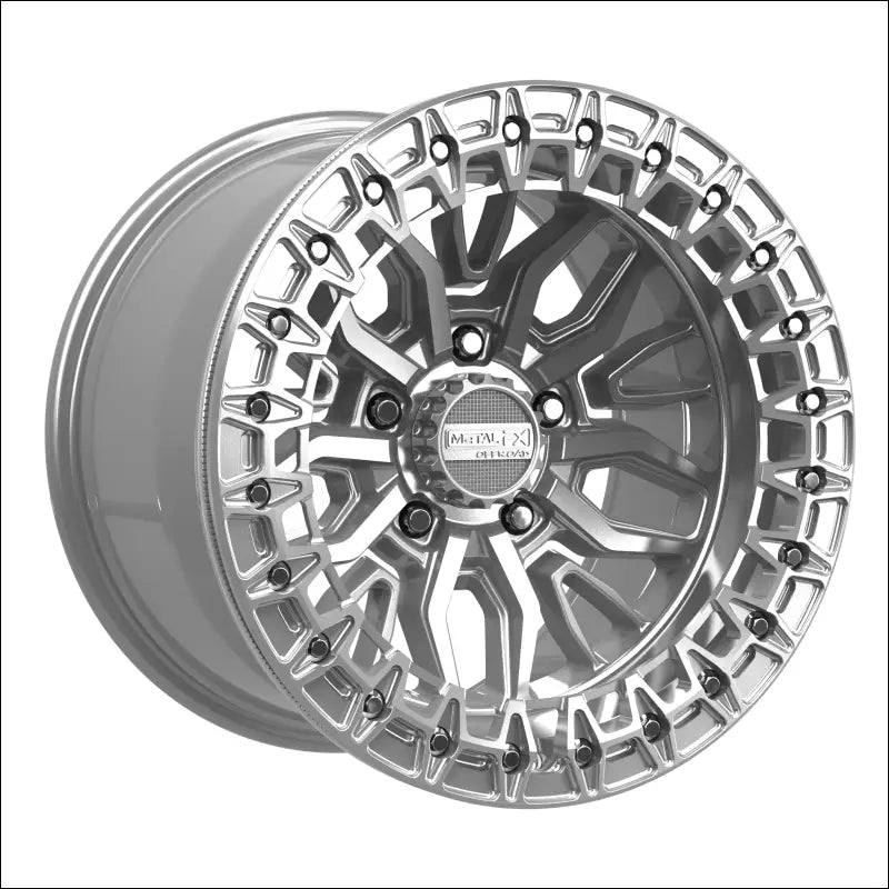 Mayhem R Beadlock | Gloss Silver Machined