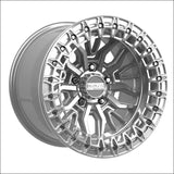 Mayhem R Beadlock | Gloss Silver Machined