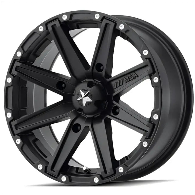 MSA M33 Clutch Wheel - Satin Black - 14x10 / + 0mm / 4x110 - Wheels