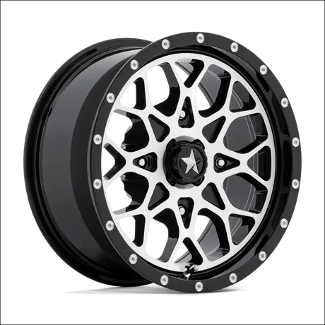 MSA M45 Portal - Gloss Black Machined - 14x7 / 4x110 / + 10mm - Wheels