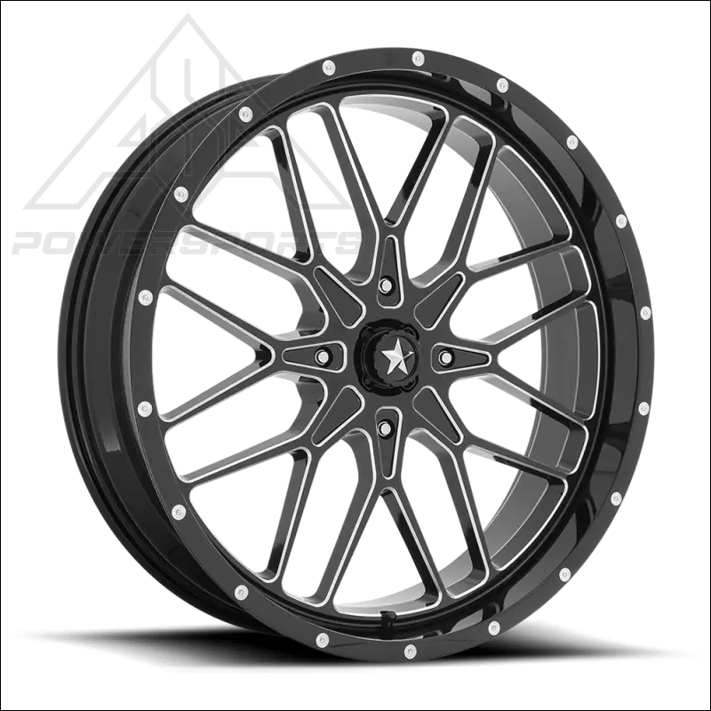 MSA M45 Portal - Gloss Black Milled - Wheels