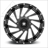 MSA M46 Blade - Gloss Black Milled - Wheels