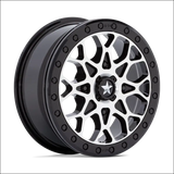 MSA M48 Portal Beadlock - Gloss Black Machined w Gloss Black Ring