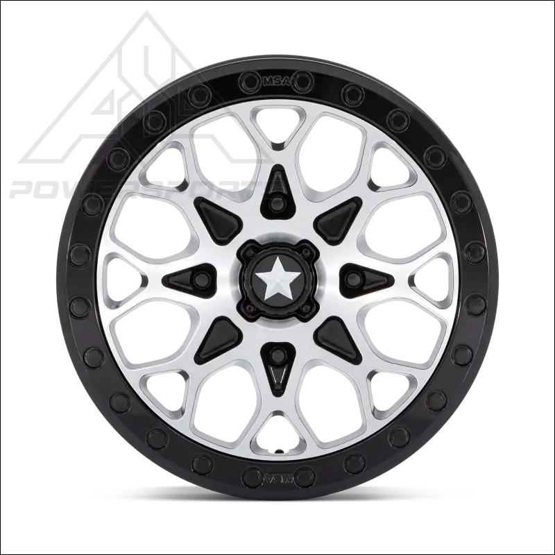 MSA M48 Portal Beadlock - Gloss Black Machined w/ Ring - Wheels