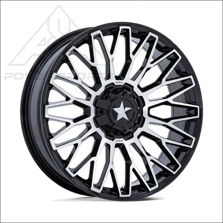 MSA M50 Clubber - Gloss Black Machined - Wheels