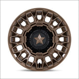 MSA M50 Clubber - Matte Bronze - 20x7 +0MM / Gloss Black Machined / 4x137/4x156 - Wheels