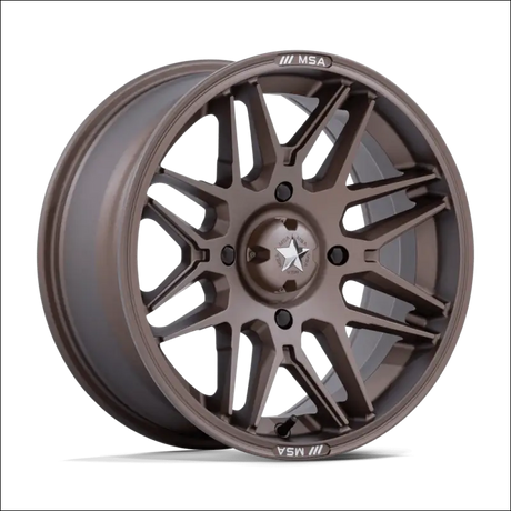 MSA M52 Radar UTV Matte Bronze Wheels Cast Aluminum - 14x7 / 5x114.3/5x4.5 / 10