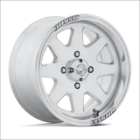 MSA M54 Spark UTV Polished Wheels Cast Aluminum - 14x7 / 4x110 / 10