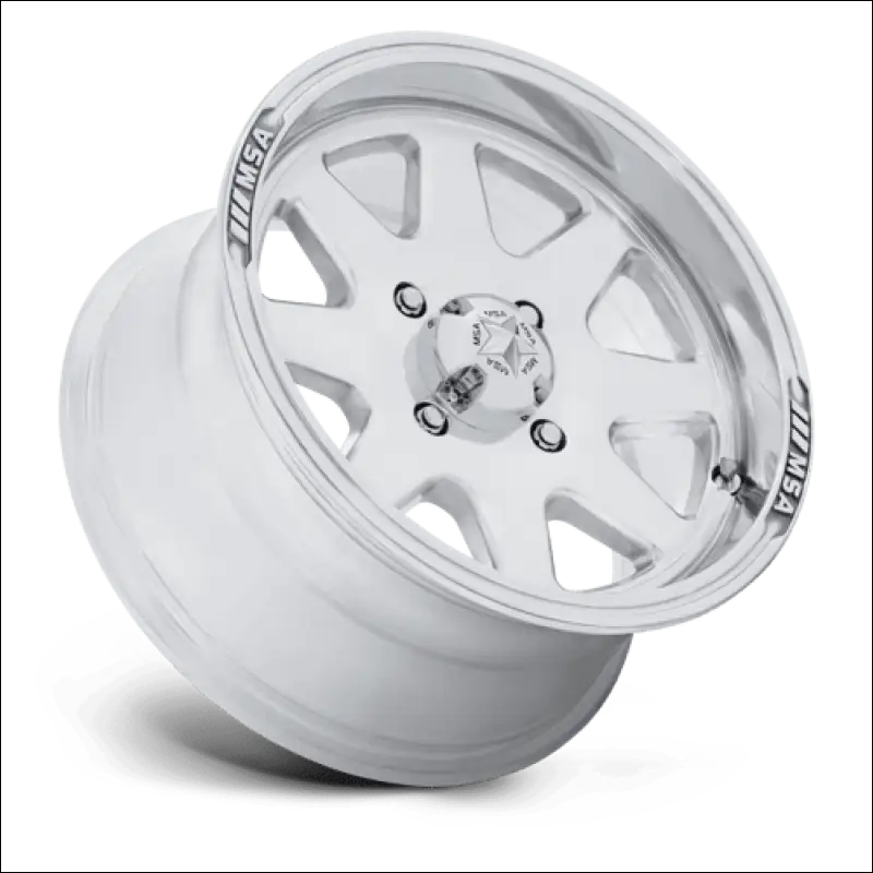 MSA M54 Spark UTV Polished Wheels Cast Aluminum - 14x7 / 4x110 / -47