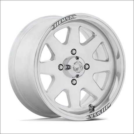 MSA M54 Spark UTV Polished Wheels Cast Aluminum - 14x7 / 4x137 / 10