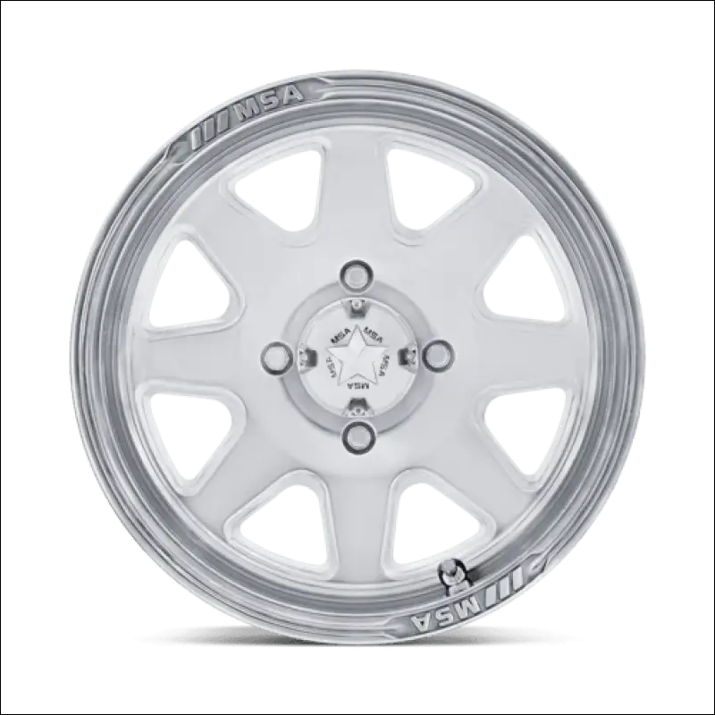 MSA M54 Spark UTV Polished Wheels Cast Aluminum - 14x7 / 4x156 / 10