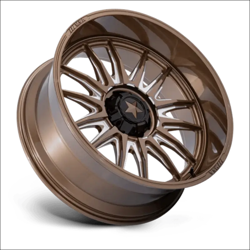 MSA M55 Commander UTV Gloss Bronze Milled Wheels Cast Aluminum - 20x7 / 4x137/4x156