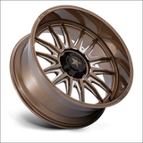 MSA M55 Commander UTV Gloss Bronze Milled Wheels Cast Aluminum - 20x7 / 4x137/4x156