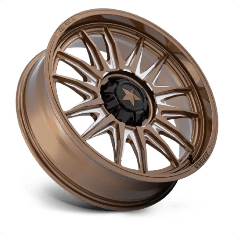MSA M55 Commander UTV Gloss Bronze Milled Wheels Cast Aluminum - 20x7 / 5x114.3/5x4.5
