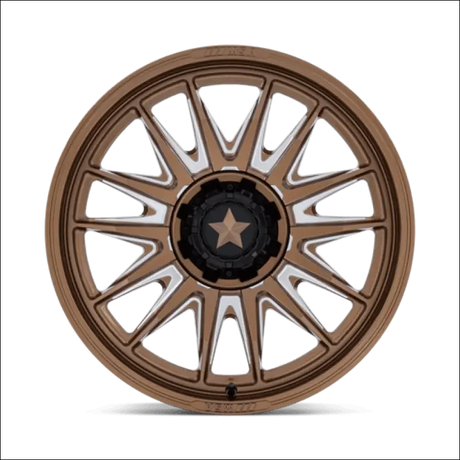 MSA M55 Commander UTV Gloss Bronze Milled Wheels Cast Aluminum - 22x7 / 5x114.3/5x4.5