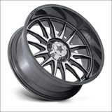 MSA M55 Commander UTV Platinum with Machined Face Wheels Cast Aluminum - 20x7 / 4x110