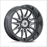 MSA M55 Commander UTV Platinum with Machined Face Wheels Cast Aluminum - 18x7 / 4x137/4x156 / 10