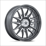 MSA M55 Commander UTV Platinum with Machined Face Wheels Cast Aluminum - 18x7 / 5x114.3/5x4.5 / 10