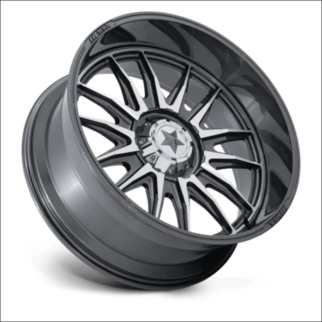 MSA M55 Commander UTV Platinum with Machined Face Wheels Cast Aluminum - 20x7 / 4x137/4x156