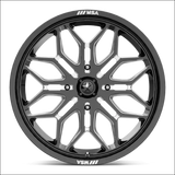 MSA Sniper M47 Black Milled UTV Rims - 22x7 / 4x137 / 10 - Wheels