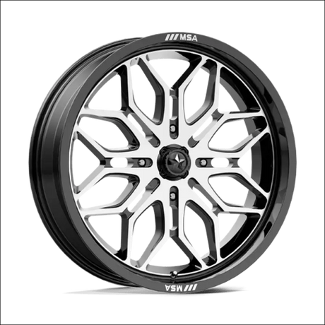 MSA Sniper M47 Machined UTV Rims - 18x7 / 4x137 / 10 - Wheels