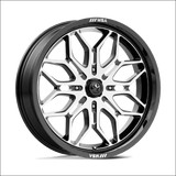 MSA Sniper M47 Machined UTV Rims - 24x7 / 4x137 / 10 - Wheels