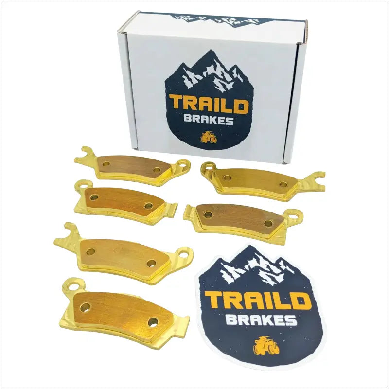 Can-Am Outlander 450/500/570/650/700/850/1000/HD5/HD7/PRO 2013-2026 Brass Brake Pad Set - Vehicle Parts & Accessories