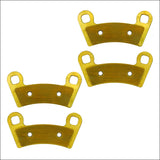 Polaris Ranger 1000/XP 1000/Crew XP SP 570/Kinetic 2018-2026 Brass Brake Pad Set - Single Axle (Rear) - Brakes