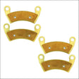 Polaris Ranger 1000/XP 1000/Crew XP SP 570/Kinetic 2018-2026 Brass Brake Pad Set - Single Axle (Front) - Brakes