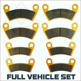 Polaris Ranger 1000/XP 1000/Crew XP SP 570/Kinetic 2018-2026 Ceramic Brake Pad Set - Brakes