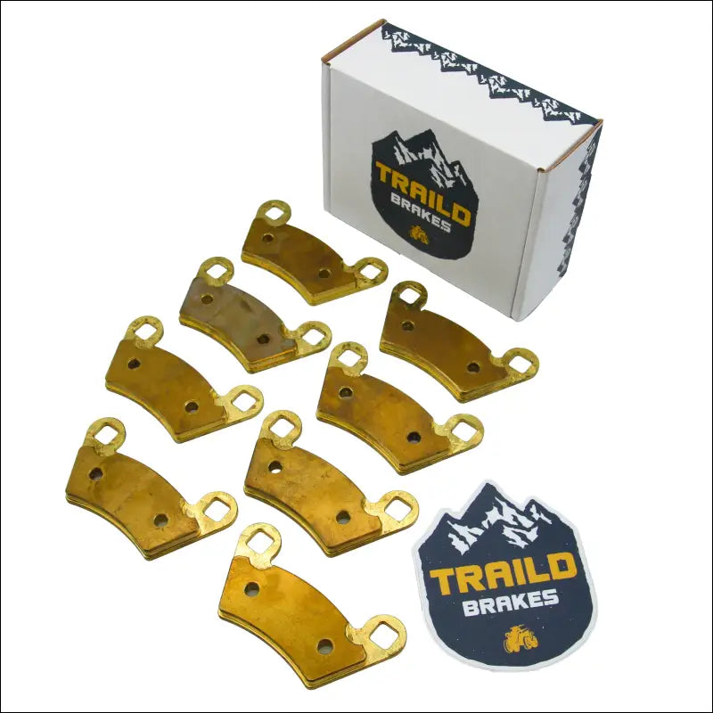 Polaris Ranger 400/500/570/650/700/800 Mid-Size 2004-2022 Brass Brake Pad Set - Vehicle Parts & Accessories
