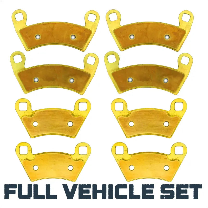 Polaris Ranger 500/570/700/XP 800/XP 900/XP 1000/Brutus/Diesel/EV 2008-2025 Brass Brake Pad Set - Full Vehicle - Parts