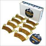Polaris Ranger Crew 570/700/800/900/XP 1000/Diesel 2008-2024 Brass Brake Pad Set - Vehicle Parts & Accessories