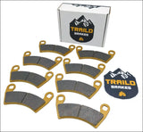 Polaris Ranger Crew 570/700/800/900/XP 1000/Diesel 2008-2024 Ceramic Brake Pad Set - Vehicle Parts & Accessories