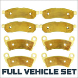 Polaris Ranger XD 1500/Crew 1500 2024-2026 Brass Brake Pad Set - Full Vehicle - Brakes