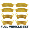 Polaris Ranger XD 1500/Crew 1500 2024-2026 Brass Brake Pad Set - Full Vehicle - Parts & Accessories