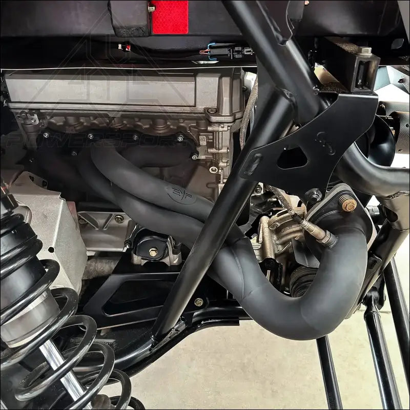 Polaris RZR Pro R Magnum Header Exhaust - Brushed Stainless