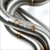 Polaris RZR Pro R Magnum Header Exhaust - Brushed Stainless