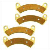 Polaris RZR XP TURBO/XP 4 TURBO/PRO XP/PRO 2016-2026 Brass Brake Pad Set - Single Axle (Front) - Brakes