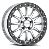 Raceline A14SB Alpha Beadlock - Silver/Black