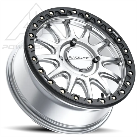 Raceline A14SB Alpha Beadlock - Silver/Black - Wheels
