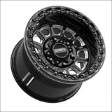Rampage 6R Beadlock | Gloss Black Contrast Cut - 15x10 | +0mm/5 + 5 | 6x5.5 | 78844 (Maverick R)