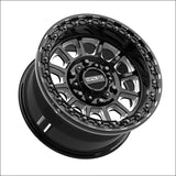 Rampage 6R Beadlock | Gloss Black Contrast Cut - 15x8 | +0mm/4 + 4 | 6x5.5 | 78828 (Maverick R)