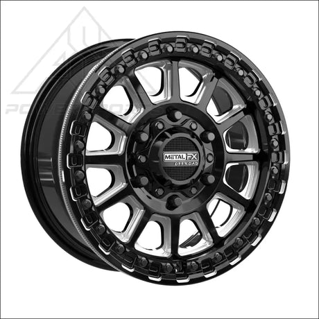 Rampage 6R Beadlock | Gloss Black Contrast Cut