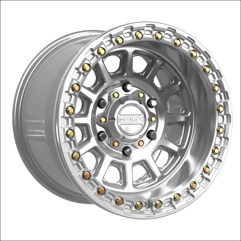 Rampage 6R Beadlock | Gloss Silver Machined