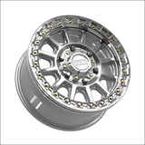 Rampage 6R Beadlock | Gloss Silver Machined - 15x7 | +38mm/5 + 2 | 6x5.5 | 78813 (Maverick R) - Wheels