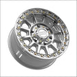 Rampage 6R Beadlock | Gloss Silver Machined - 15x7 | +38mm/5 + 2 | 6x5.5 | 78813 (Maverick R)