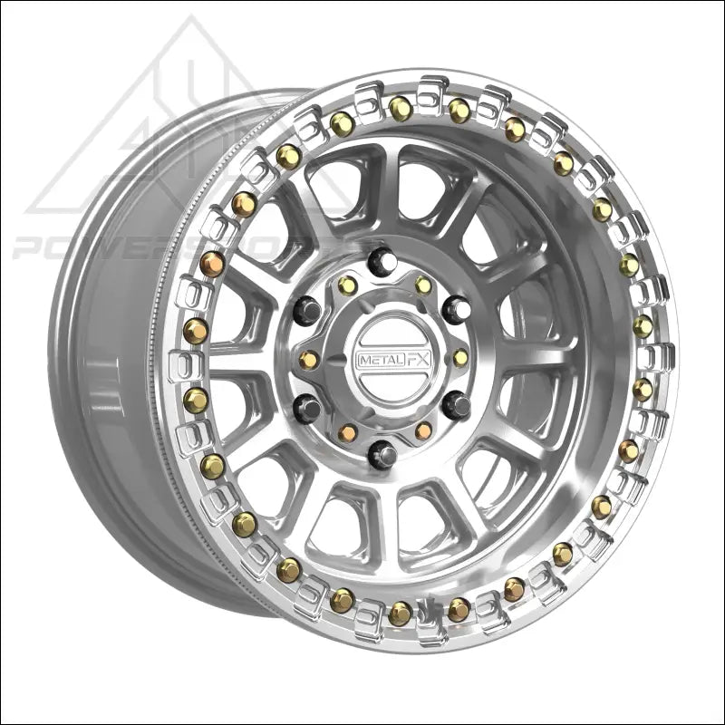 Rampage 6R Beadlock | Gloss Silver Machined